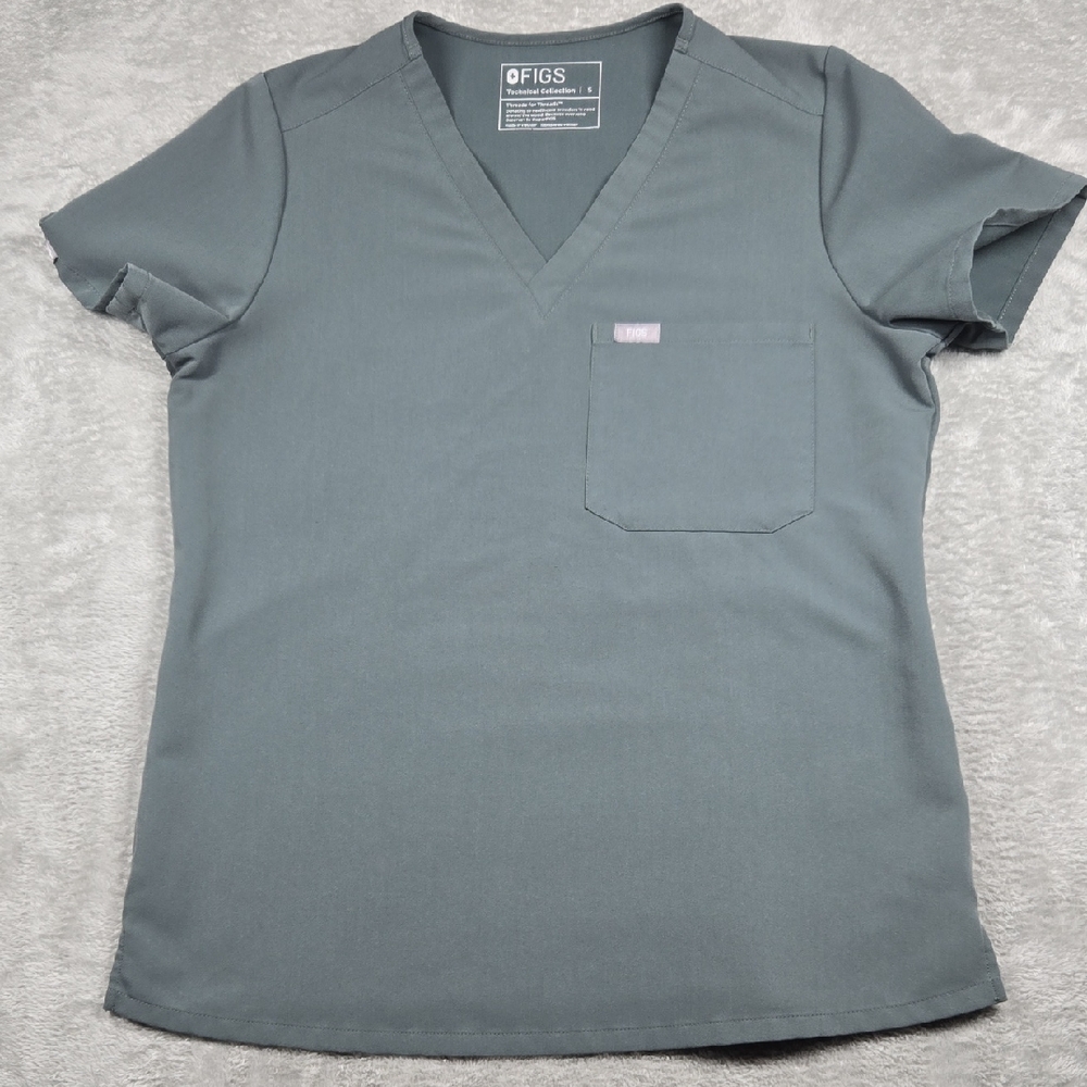 Figs S Bonsai Catarina Scrub Top
